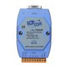 RS-232 to RS-422/RS-485 Converter with a din rail mount. Supports operating temperatures between -25 to 75°CICP DAS